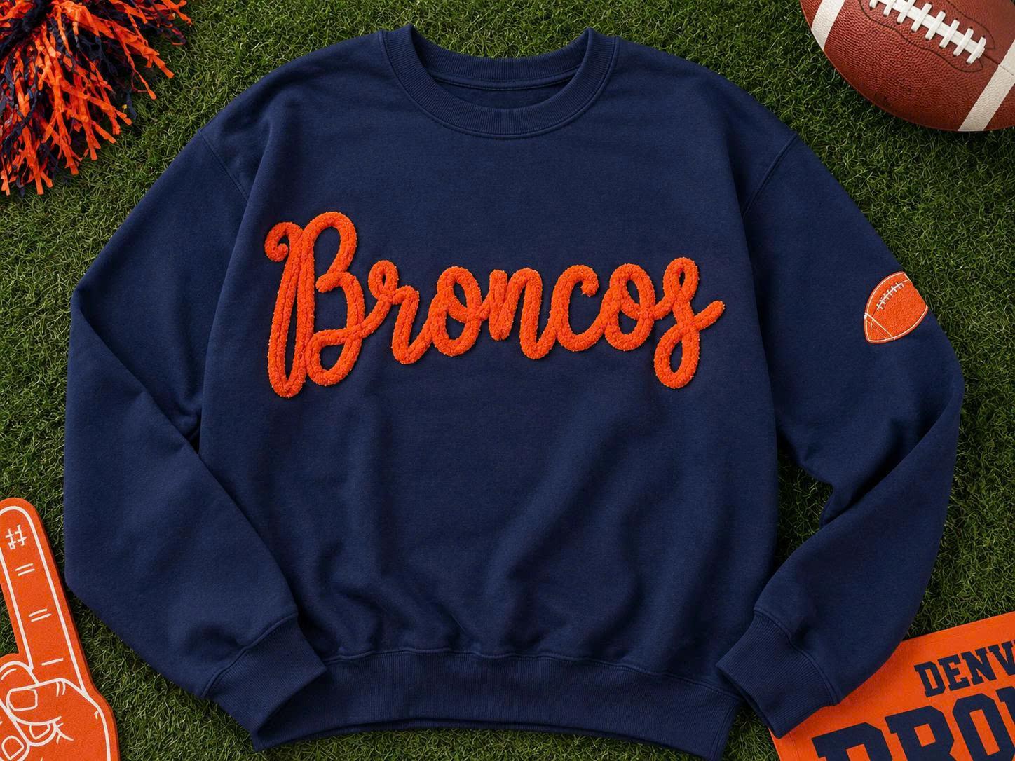 Chenille Football Game Day Shirt, Custom Mascot Inspired Tee, Personalized Stadium Tailgate Top, Sporty Girl Gift