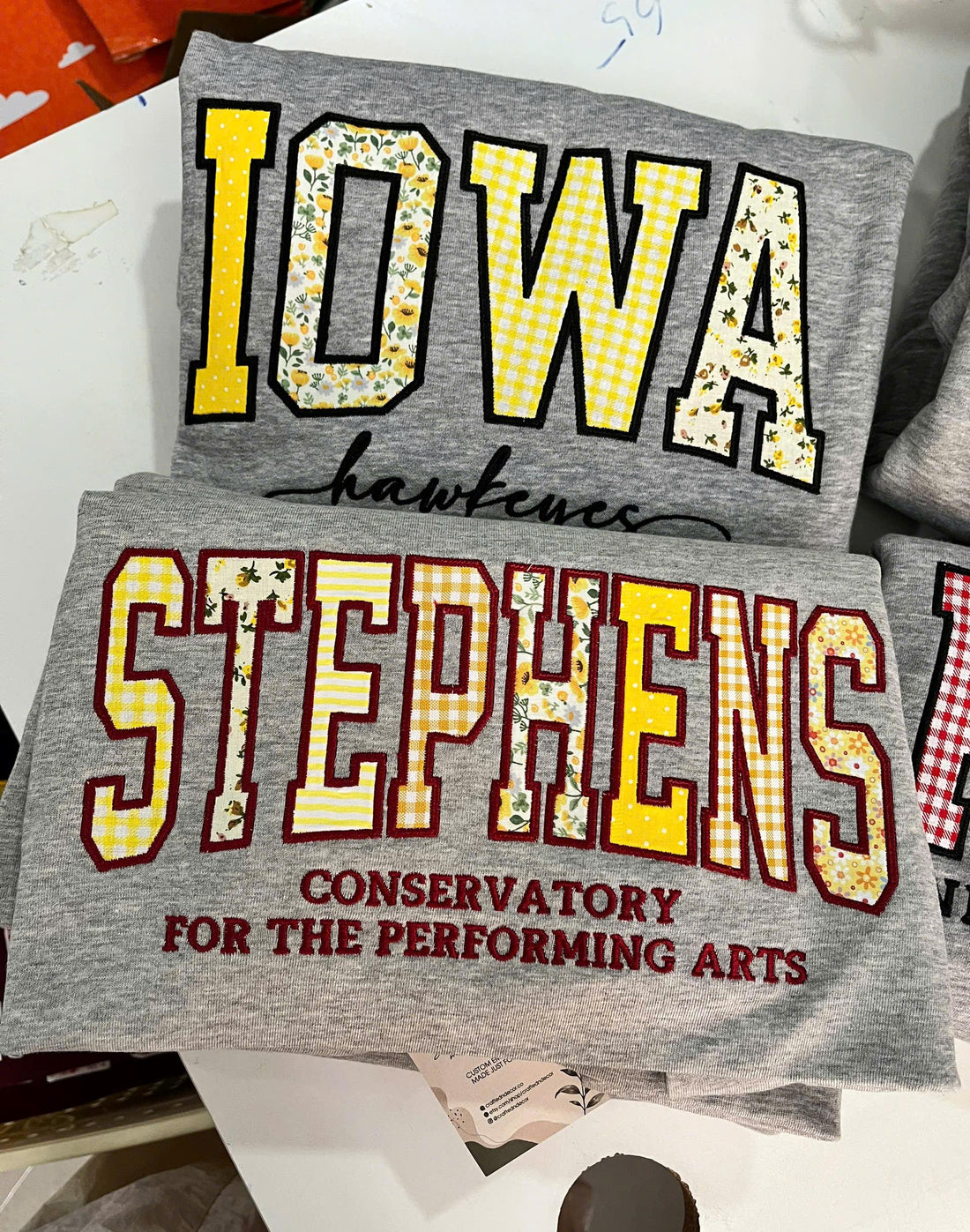Personalized Campus Club Sweatshirt, Custom Patchwork Letter Crewneck, Varsity Applique Pullover, Student Organization Gift