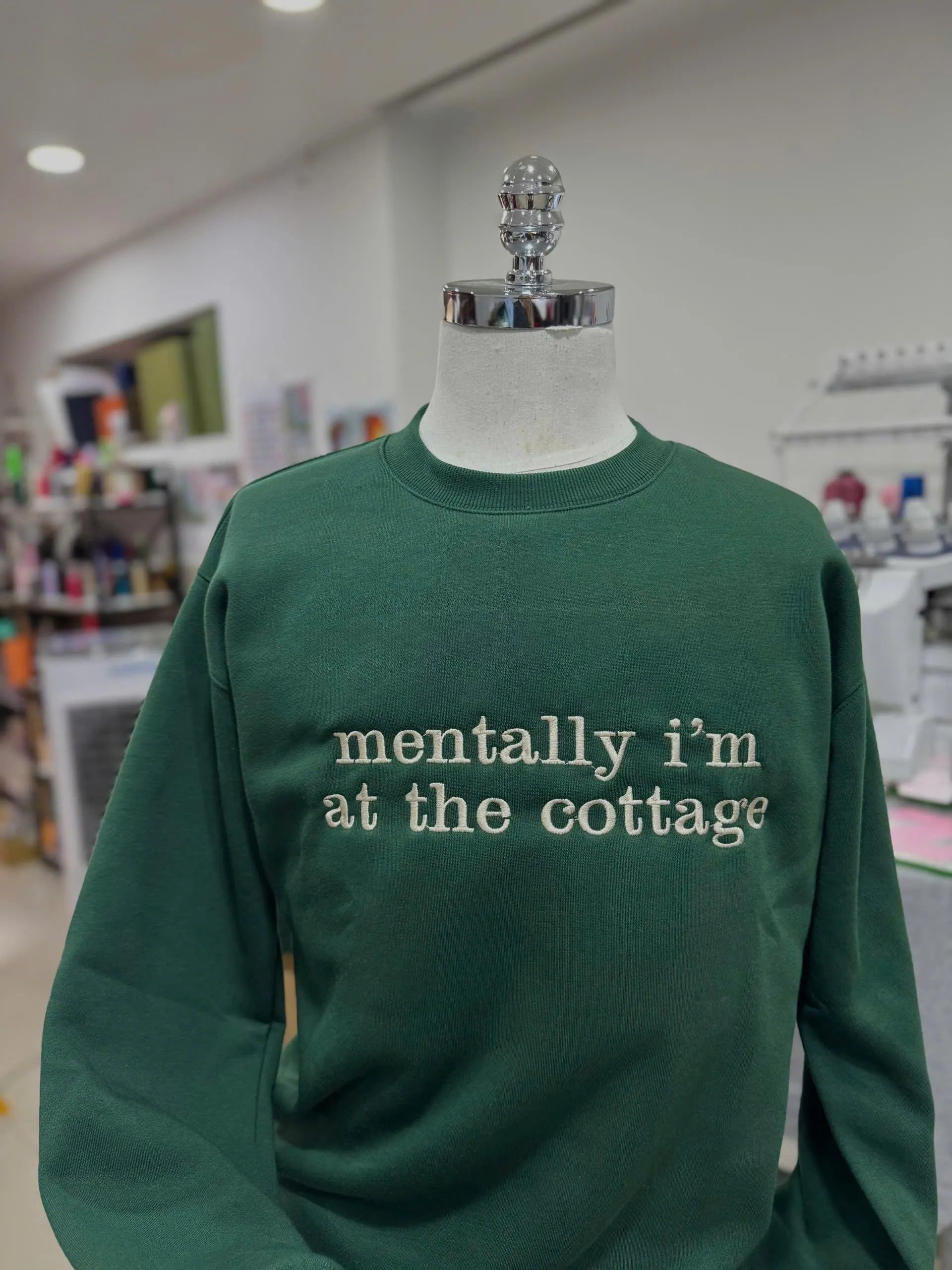 Embroidered Custom Sorority Sweatshirt, Personalized Gothic Letter Greek Merch, Cottage Reveal Crewneck, Big Little Gift